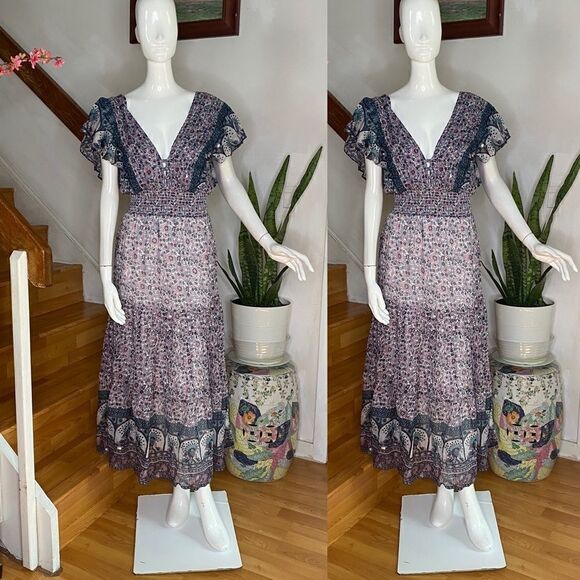 Free People JEN’S PIRATE BOOTY Silvia Sequin Maxi - Picture 4 of 10